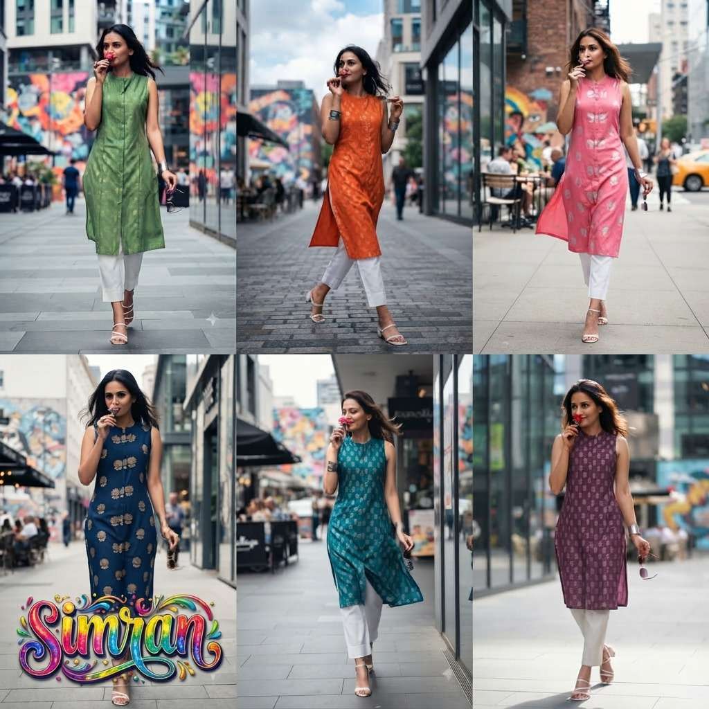 GL FANCY WITH WORK KURTI CATALOGUE COMFORT REGULAR CLOTHING SUPPLIER BUY 